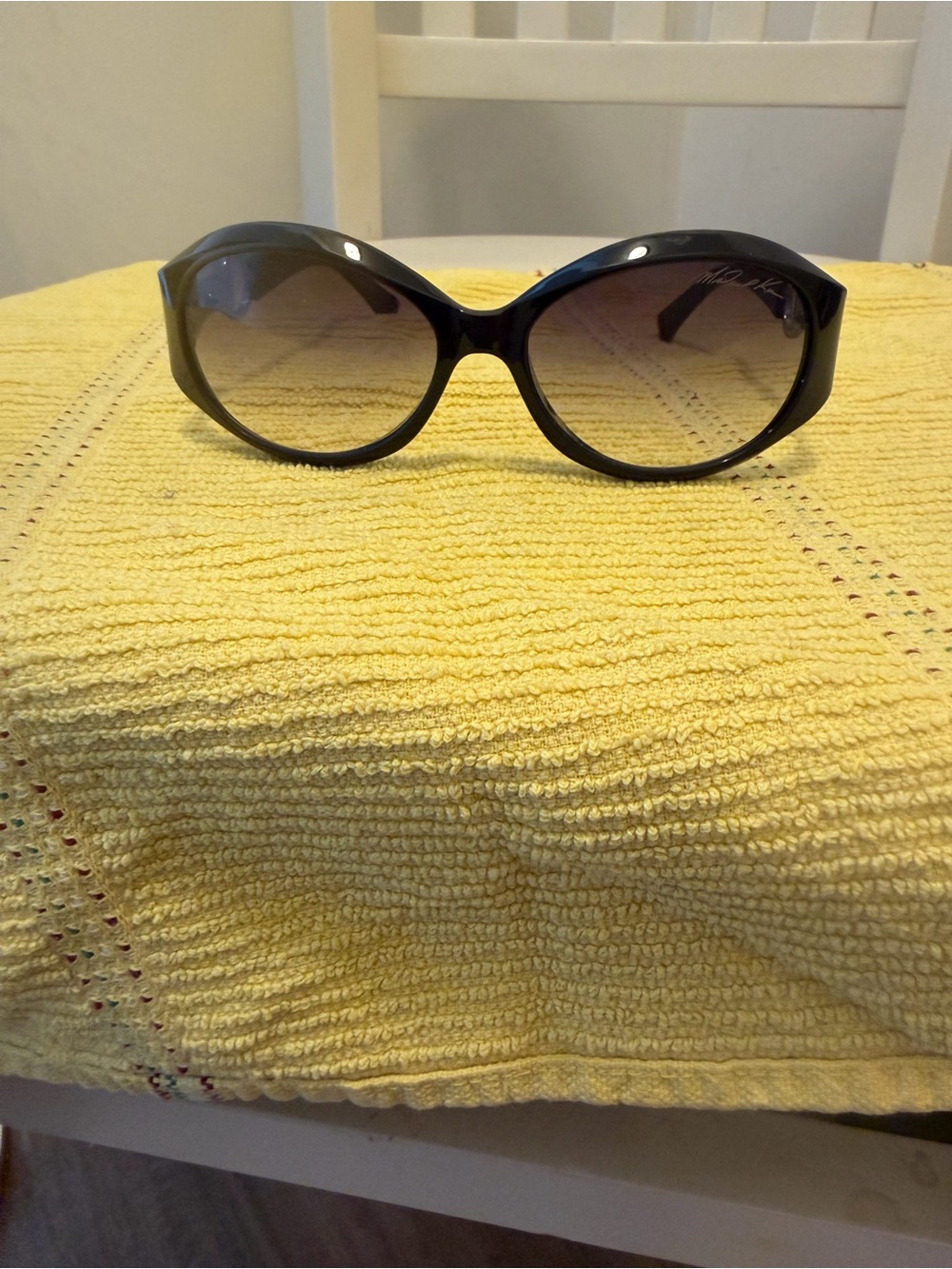Michael Kors Black Oversized Women's Sunglasses